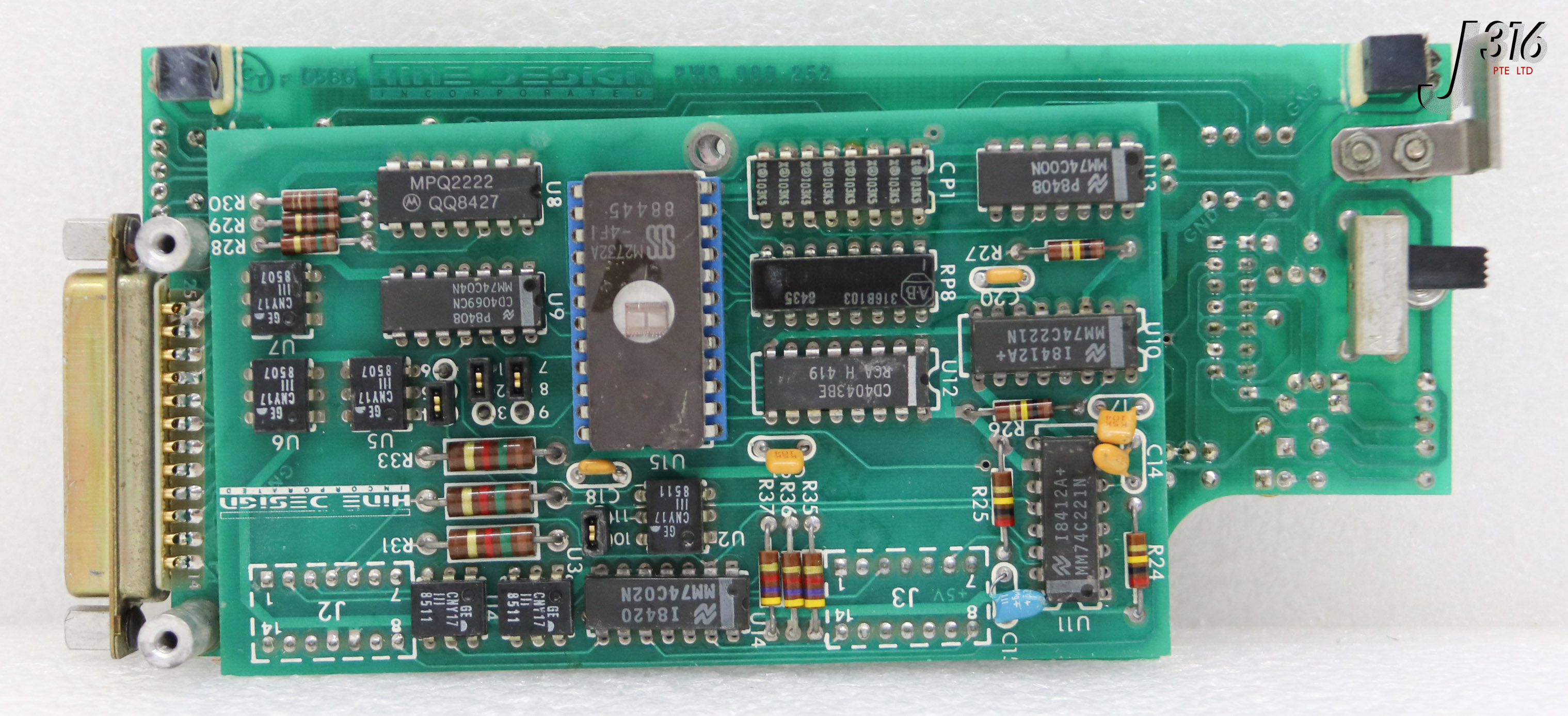 36889 HINE DESIGN PCB ASSY W/ 000-251 000-252 | eBay